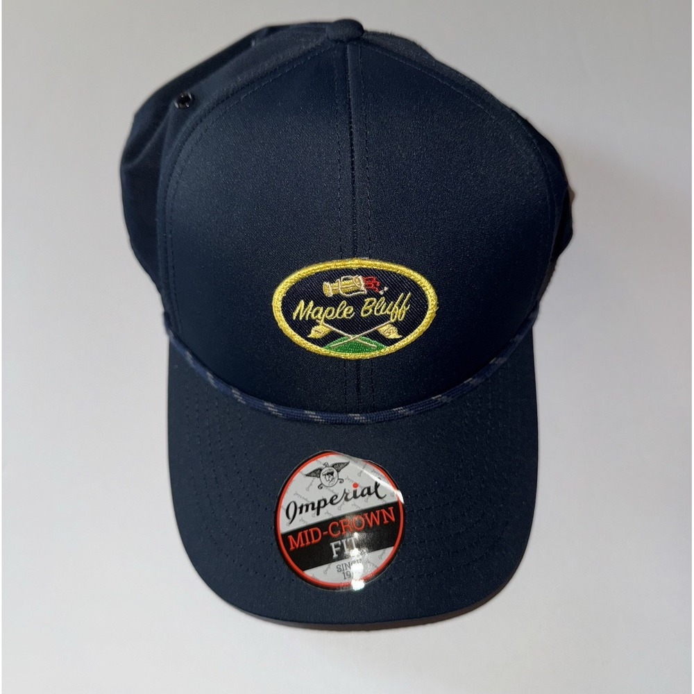 Maple Bluff Imperial Navy Adjustable Golf‎ Hat 100% Polyester Unisex One Size